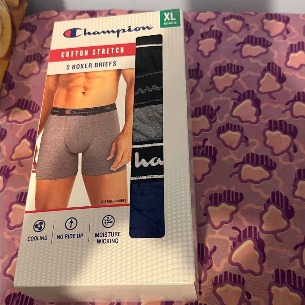 Champion Men's Boxer Briefs - multicolor XL - Picture 5 of 7